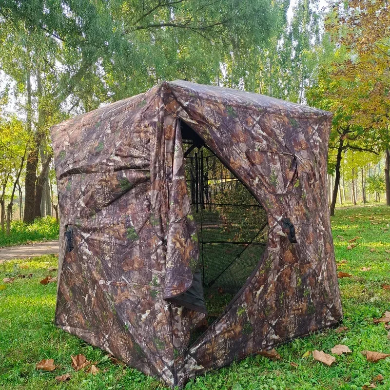 Carpa Instantánea de Camuflaje con Vision Unidireccional para Caza y Observacion 150*150*165Cm